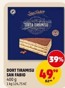 Dezert Tiramisu San Fabio