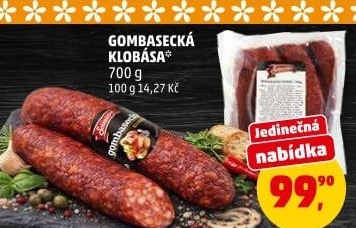 Gombasecká klobása Schneider