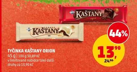 Ledové kaštany Orion
