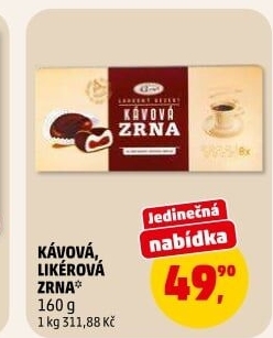 Likérová zrna Klasa Pekárny a cukrárny Klatovy