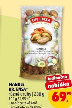 Ovocné želé v čokoládě Dr.Ensa