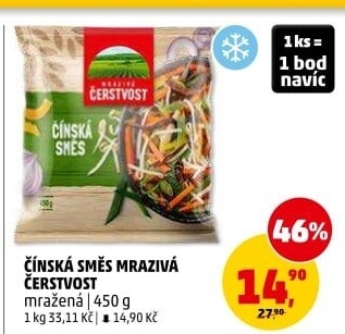 Směs čínská mražená Mrazivá Čerstvost