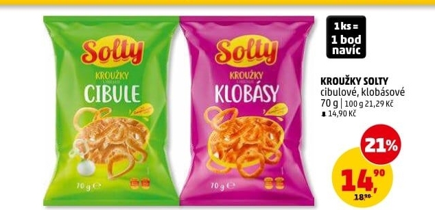 Snack Kroužky Solty