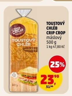 Toustový chléb Crip Crop