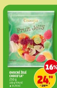 Želé ovocné Choco'