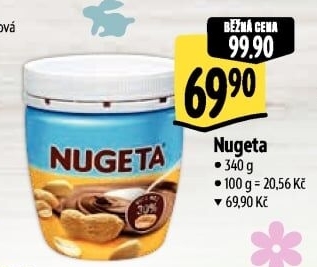 Čokokrém arašídový Nugeta Orion