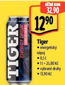 Energetický nápoj Tiger
