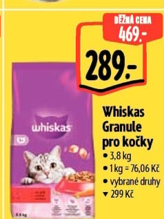 Granule pro kočky Whiskas
