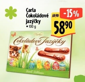 Jazýčky čokoládové Carla