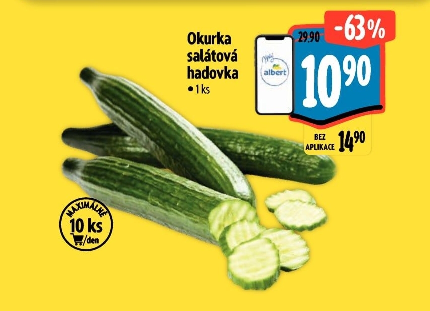 Okurka salátová - hadovka