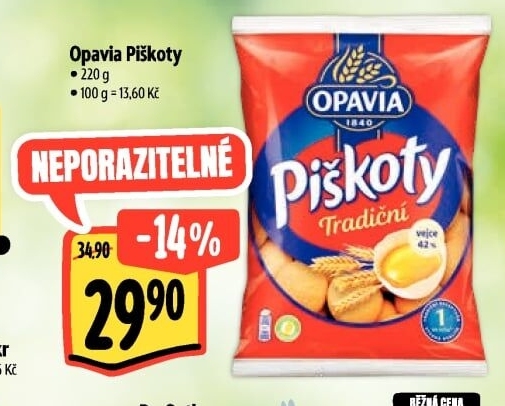 Piškoty Opavia