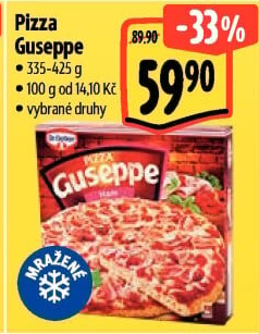 Pizza mražená Guseppe Dr. Oetker