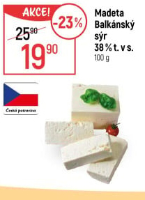 Balkánský sýr Madeta
