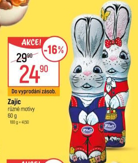 Čokoládový zajíc Klett