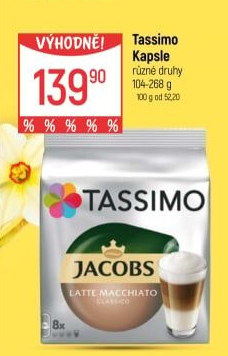Kapsle Tassimo Jacobs