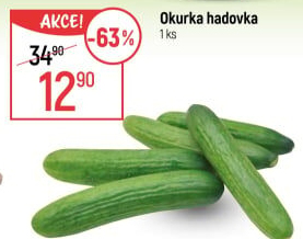 Okurka salátová - hadovka