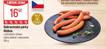 Párky debrecínské Globus