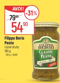 Pesto Filippo Berio