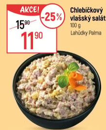 Salát vlašský chlebíčkový