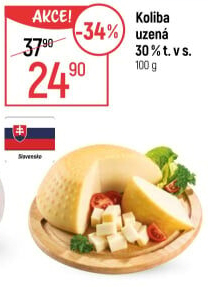 Sýr Koliba uzená 30%