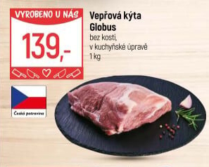 Vepřová kýta bez kosti Globus