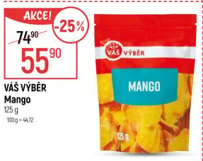 Mango sušené Váš Výběr