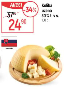 Sýr Koliba uzená 30%