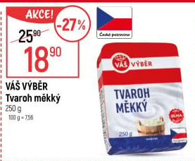 Tvaroh měkký Váš Výběr