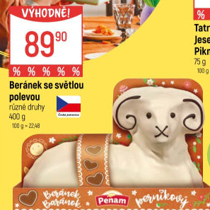 Velikonoční beránek perníkový Penam