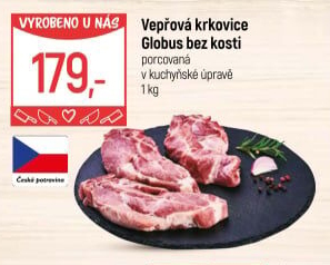 Vepřová krkovice bez kosti Globus