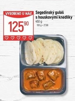 Segedinský guláš s knedlíkem Globus