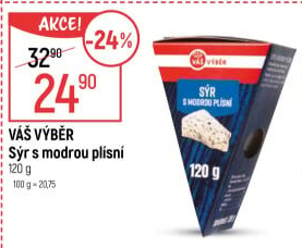 Sýr s modrou plísní Váš Výběr