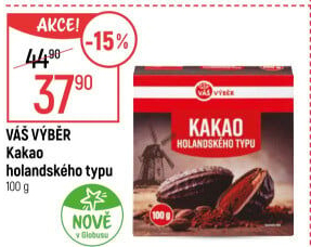 Kakao holandského typu Váš Výběr