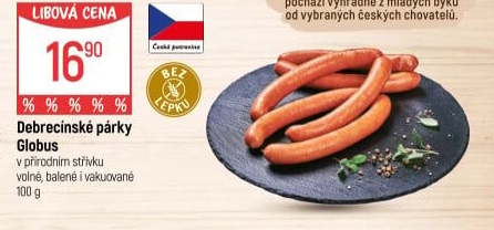 Párky debrecínské Globus