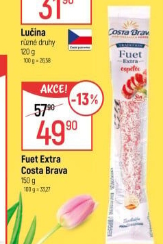 Salám Fuet extra Costa Brava