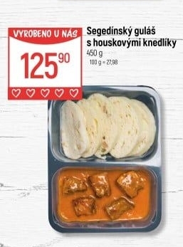 Segedinský guláš s knedlíkem Globus