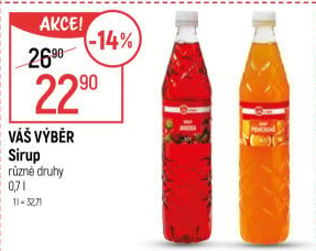 Sirup Váš Výběr