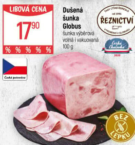 Šunka dušená výběrová Globus