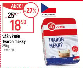 Tvaroh měkký Váš Výběr