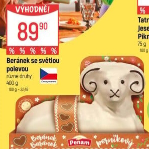 Velikonoční beránek perníkový Penam