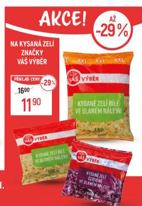 Zelí kysané červené Váš výběr