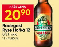 Pivo světlý ležák 12° Ryze hořká Radegast