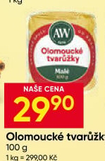 Sýr tvarůžky olomoucké A.W.