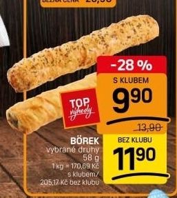 Börek se slanou náplní