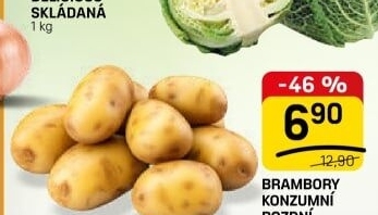 Brambory konzumní pozdní