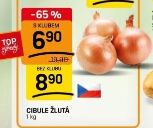 Cibule kuchyňská žlutá