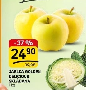Jablka Golden Delicious