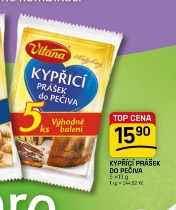 Kypřicí prášek do pečiva Vitana