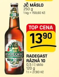 Pivo světlé výčepní Rázná 10° Radegast