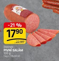 Salám pivní Steinex